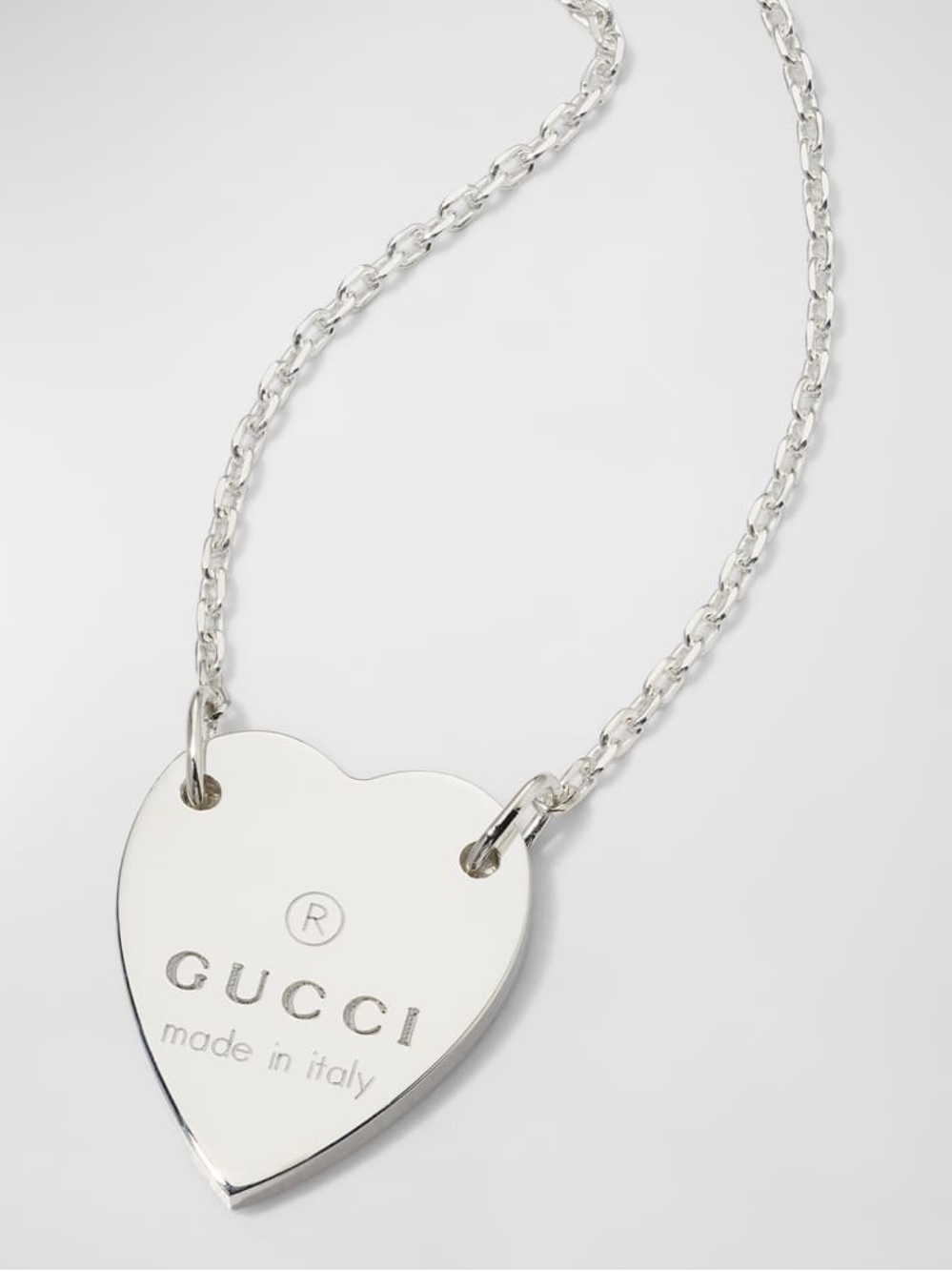 Gucci StSilver Heart Pendant Necklace - Women's Jewelry - Picture 5 of 8